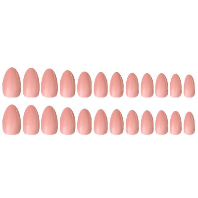 

Fake Nails Tips 24pcs 12 Different Size Natural Short False Nails Tips Full Cover Acrylic Artificial Nails for Nail Salons & DIY N