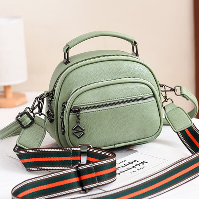 

Summer on the new small bag lady new fashion small round bag leisure inclined bag single shoulder handheld Korean version Baitao T