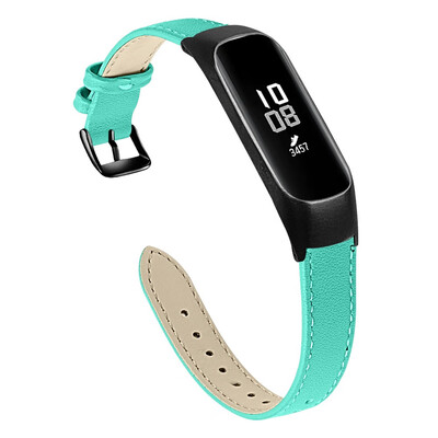 

ECSEM Leather Strap for Samsung Galaxy fit-e SM-R375 Smart Watch Bands with Metal Frame