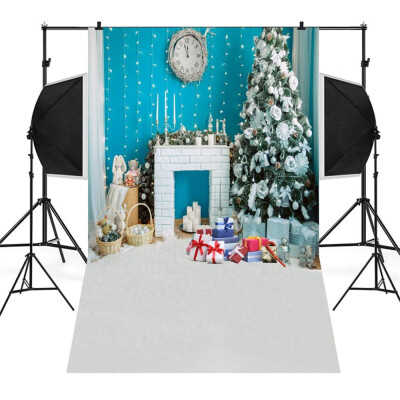 

〖Follure〗Christmas Backdrops Snowman Vinyl 3x5FT Lantern Background Photography Studio