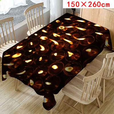 

Toponeto Valentines Tablecloth Print Rectangle Table Cover Holiday Party Home Decor