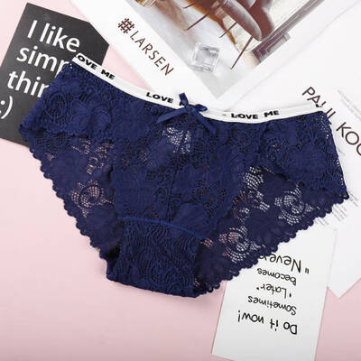 

Sexy Lace Panties Women Fashion Cozy Lingerie Tempting Pretty High Quality Cotton Low Waist Cute Women Underwear T2