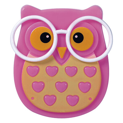 

Gobestart Plug Owl Shaped LED Wall Lamp Baby Kids Bedroom Sensor Night Light Decor Braw