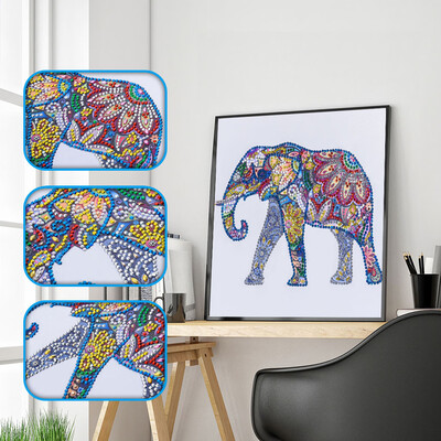 

Siaonvr Special Shaped Diamond Painting DIY 5D Partial Drill Cross Stitch Kits Crystal R