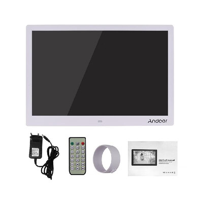 

Andoer 154 Inch 1280 800 Resolution LED Digital Picture Photo Frame Photo Album 1080P HD Video Playing with Remote Control Musi