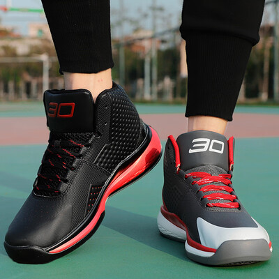 

Two-color trend personality basketball shoes mens high-top boots breathable sports shoes men