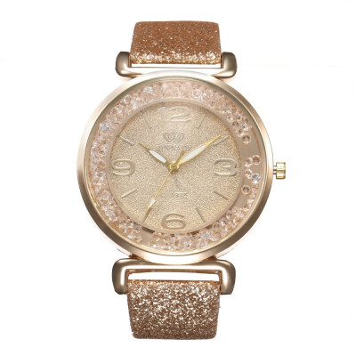 

New ladies luxury rhinestone quicksand digital watch fashion quartz watch female models