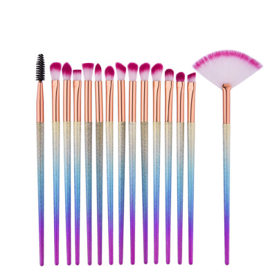 

〖Follure〗15PCS Make Up Foundation Eyebrow Eyeliner Blush Cosmetic Concealer Brushes