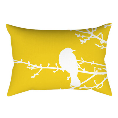 

〖Follure〗Pineapple Leaf Yellow Pillow Case Sofa Car Waist Throw Cushion Cover Home Decor