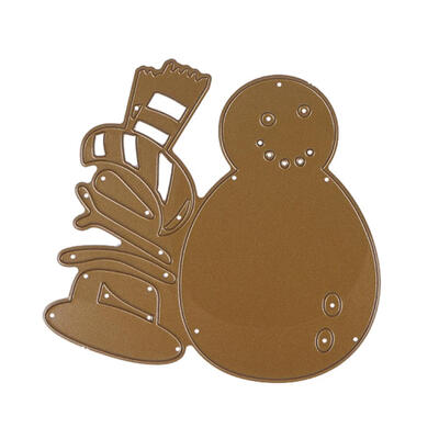 

Christmas Snowman Metal DIY Cutting Die Stencil for Scrapbooking Craft