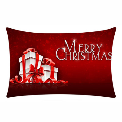 

〖Follure〗Merry Christmas Rectangle Cushion Cover Throw Pillow Case Pillowcase