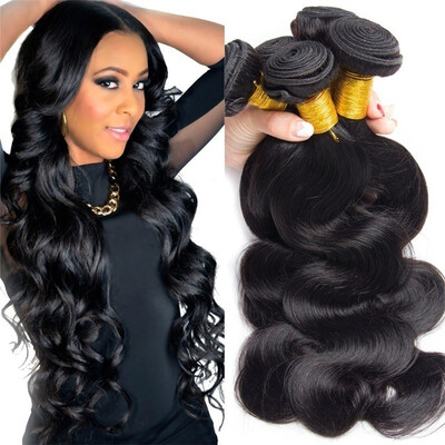 

Fashion Mixed Length 3 Bundles Brazilian Body Wave Hair 3 Colors16"18"20"