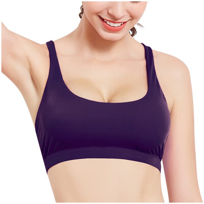 

Toponeto Sports Cross Beauty Back Sports Bra Bodybuilding Bra Yoga Bras Running Underwear