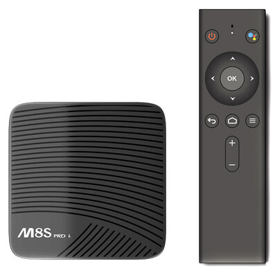 

MECOOL M8S PRO  4K TV Box with Voice Remote Control Amlogic S912 BT41 HS 24G 5G WiFi 4K