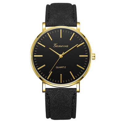 

〖Follure〗Fashion Simple Casual Mens Watch Business Leather With Strap Mens Watch