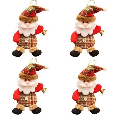 

〖Follure〗Christmas Ornaments Gift Santa Claus Snowman Reindeer Toy Doll Hang Decorations