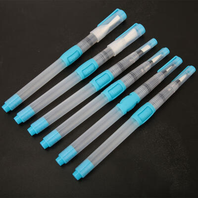 

Greensen 6Pcs Blue Plastic Watercolor Painting Water Paint Brush Set Art Drawing Supplies