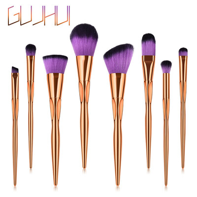 

Toponeto 8PCS Foundation Cosmetic Eyebrow Eyeshadow Brush Makeup Brush Sets Tools