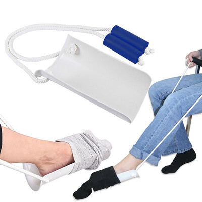 

〖Follure〗Sock Aid With Handles And Length Adjustable Cords Kit Shoe Horn Pain Stretching