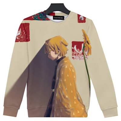 

Hot Sale Demon Slayer Kimetsu No Yaiba Anime Unisex 3D Printed Shirt Casual Long Sleeve Sweatshirt Pullover Tops Cosplay Costume