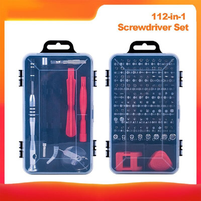 

112-in-1 Professional Screwdriver Set Multi-function Electronics Repair Tool Kit for Mobile PhoneTabletPC&More