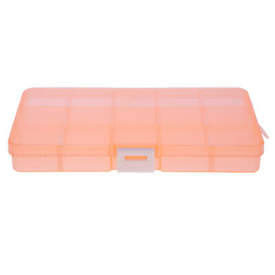 

Plastic Clear Rings Earrings Storage Box Detachable Organizer Jewelry Case