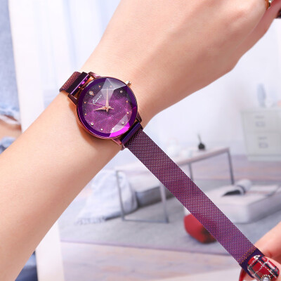 

Kimios new fashion waterproof net red magnet lazy ladies watch shaking sound bracelet ladies watch