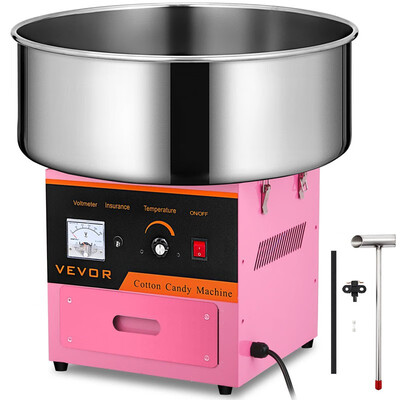 

VEVOR Candy Floss Maker 205 Inch Commercial Cotton Candy Machine Stainless Steel for Various Parties