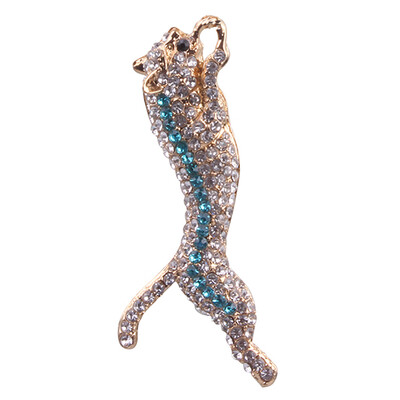 

Keychain alloy leopard car keychain rhinestone crafts gift