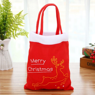 

2019 New Merry Christmas Gift Bags Christmas Tree Elk Handbag Xmas Decorations Party Supplies Candy Bags