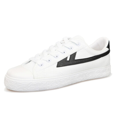 

Warrior canvas shoes low to help casual couple models with flat-bottom sports WL0003T black&white 42 larger one yard