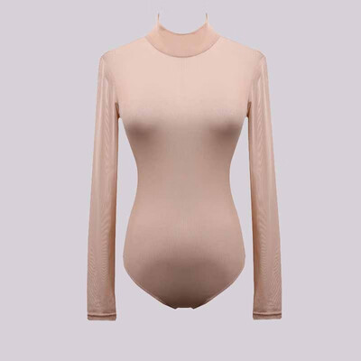 

Women Long Sleeve Bodysuit Stretch Ladies Leotard Body Tops Tshirt Jumpsuit New