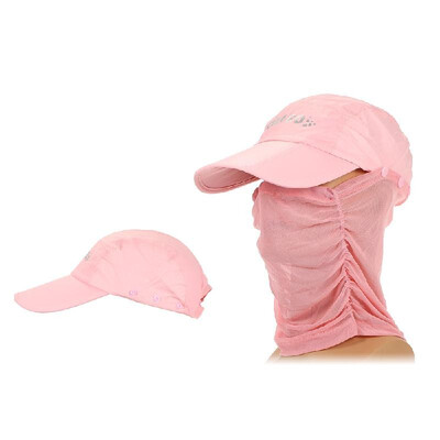 

Protection Sun Cap Removable Neck Face Flap Cover Cap for Fishing Hiking Garden Work Outdoor Activities