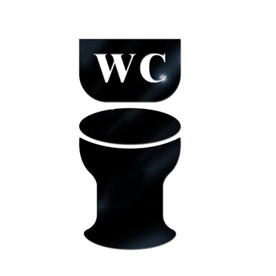 

〖Follure〗Creative Diy Fashion Personality 3D Wall Stickers Toilet Bathroom Tips Stickers