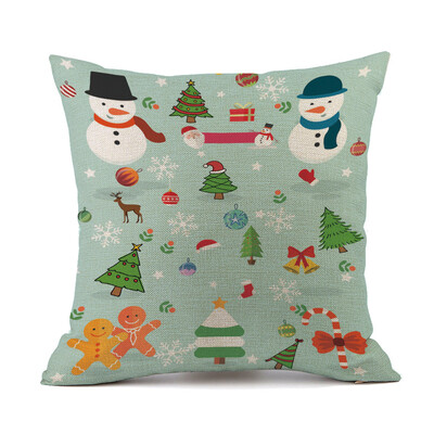 

Tailored Christmas Sofa Bed Home Decoration Festival Pillow Case Cushion Cover