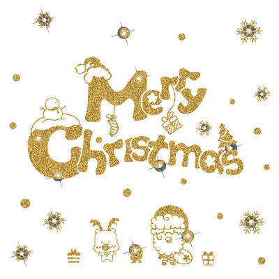 

〖Follure〗Christmas Wall Stickers Home Decor Stickers Cute Christmas Window Stickers