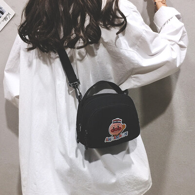 

Ins super fire handbag 2019 new tide handbag fashion canvas bag summer small fresh wild Messenger bag