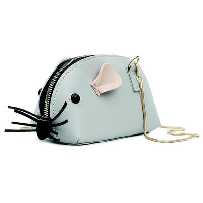 

Cartoon Mouse Leather Cute Crossbody Phone Bag Women Chain Shoulder Bags