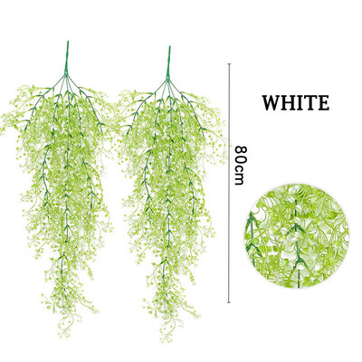 

Toponeto Artificial Fake Silk Flower Vine Hanging Garland Plant Home Garden Wedding Decor