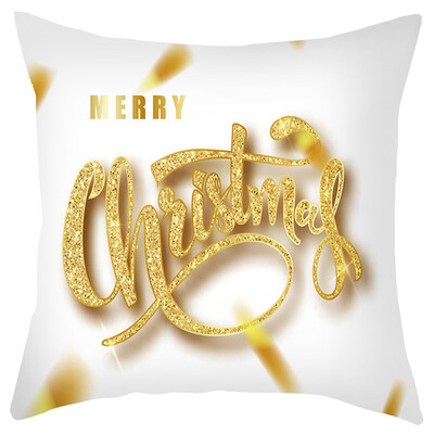 

Siaonvr Merry Christmas Short Plush Pillowcase Sofa Pad Set Home Decoration 18x18 Inch