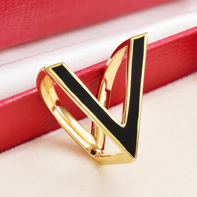 

T-shirt corner hem knot knot ring scarf buckle personality accessories fashion accessories small square scarf decoration