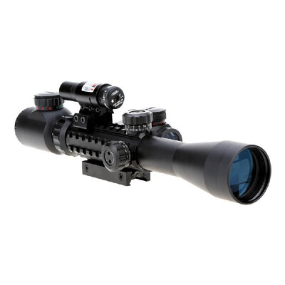 

3-9X40EG Red Green Illuminated Tactical Riflescope Red Laser Sight Holographic Dot Sight