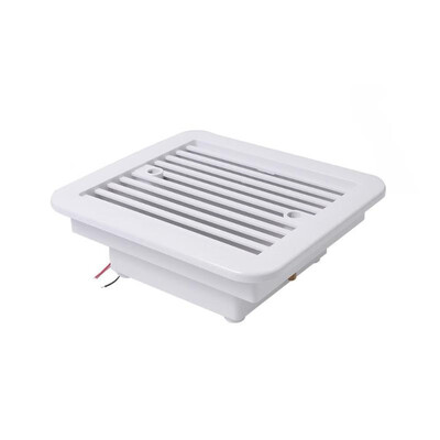 

Side Air Ventilation 12V Fridge Vent with Fan for RV Trailer Caravan White