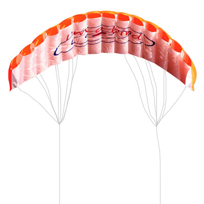 

Outdoor Fun Dual Line Stunt Parafoil Parachute Rainbow Sports Beach Kite