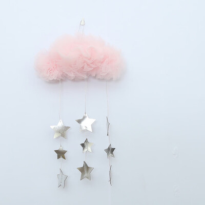 

Toponeto Tent Props Clouds And Stars Baby Bed Hanging Toy Crib Pendant Decor Room