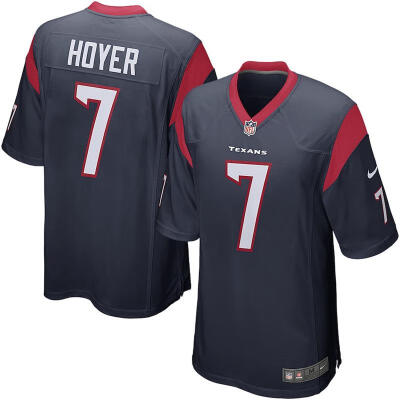 

Mens Football Jersey Houston Texans Brian Hoyer Navy Game Jersey