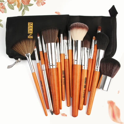 

〖Follure〗15PCS Cosmetic Makeup Brush Brushes Foundation Powder Eyeshadow Brush With Bag