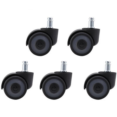 

Greensen 5pcs 2" Swivel Wheels Office Chair TPR Casters Heavy Duty Home Furniture Replacement