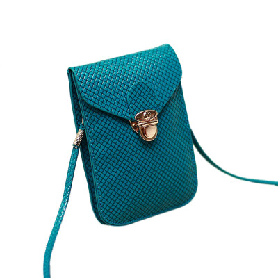 

Fashion Preppy Style Women Mini Bag Cell Phone Bag PU Leather Plaid Purse Messenger Bag Shoulder Bag Women purses