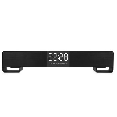 

LP - C17 Desktop Alarm Clock Wireless Bluetooth Stereo Speaker LED Display